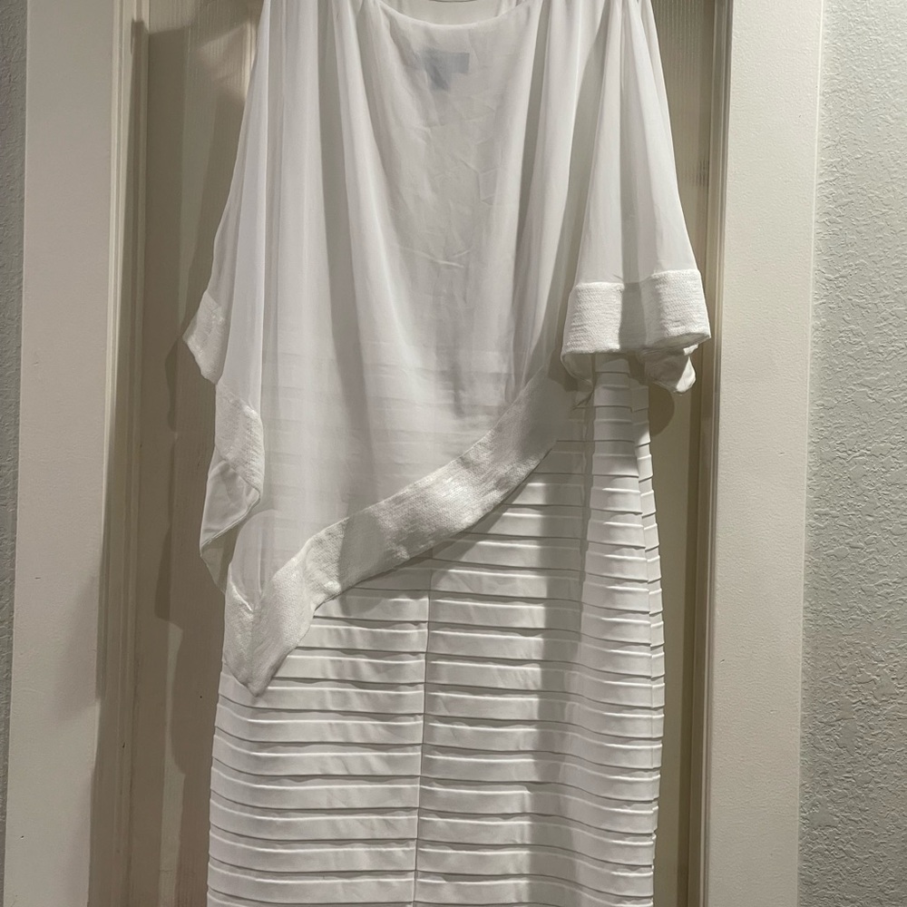 Scarlett Asymmetrical White Dress